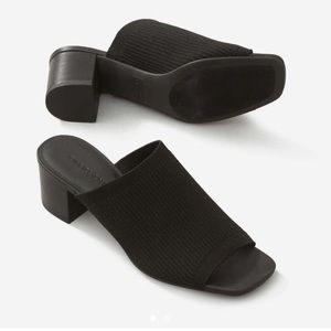 NWT Everlane Glove Mule in ReKnit - Black
